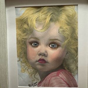 Charming Child Portrait Art portrait.